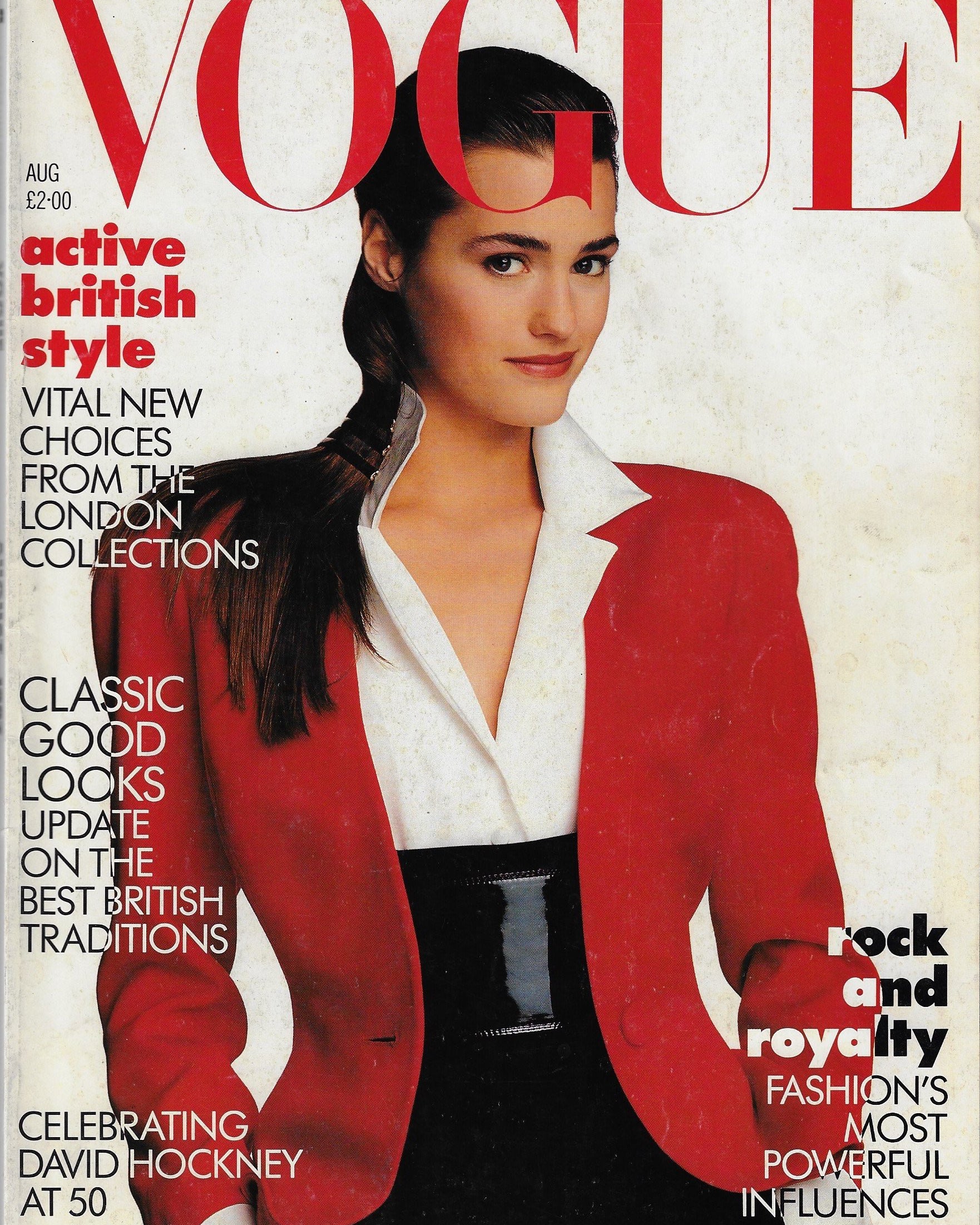 Vogue Magazine August 1987 - Yasmin Le Bon