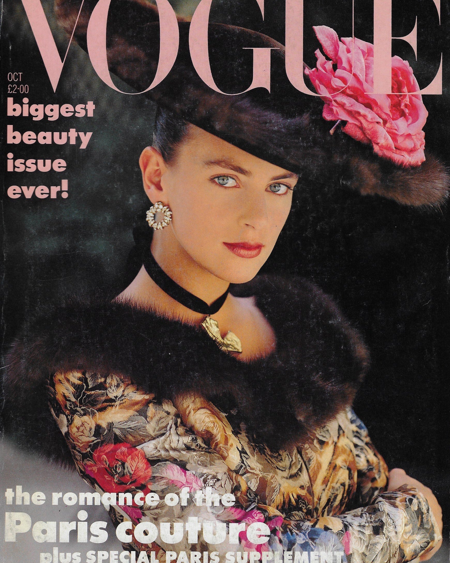 Vogue Magazine October 1987 - Laetitia Firmin Didot