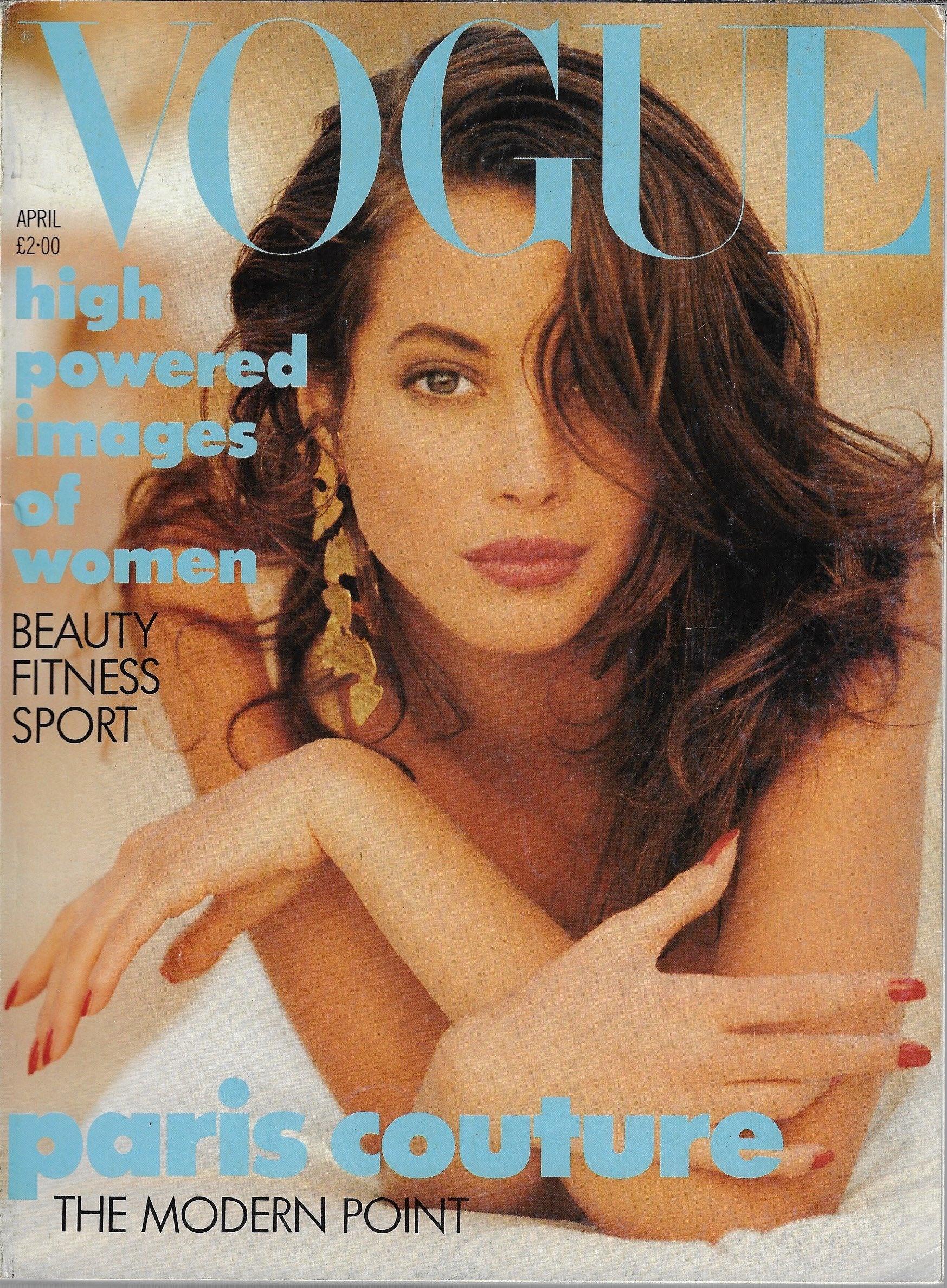 Vogue Magazine April 1988 - Christy Turlington