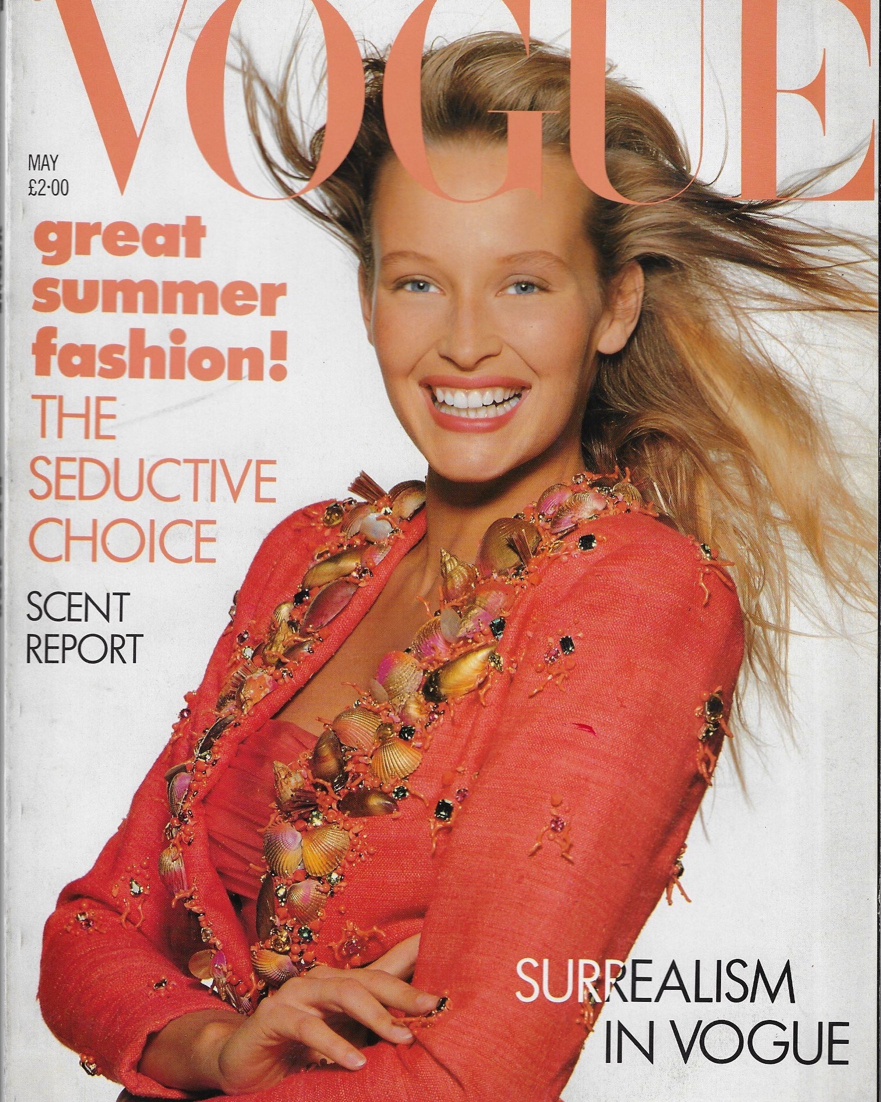 Vogue Magazine May 1988 - Estelle Lefebure