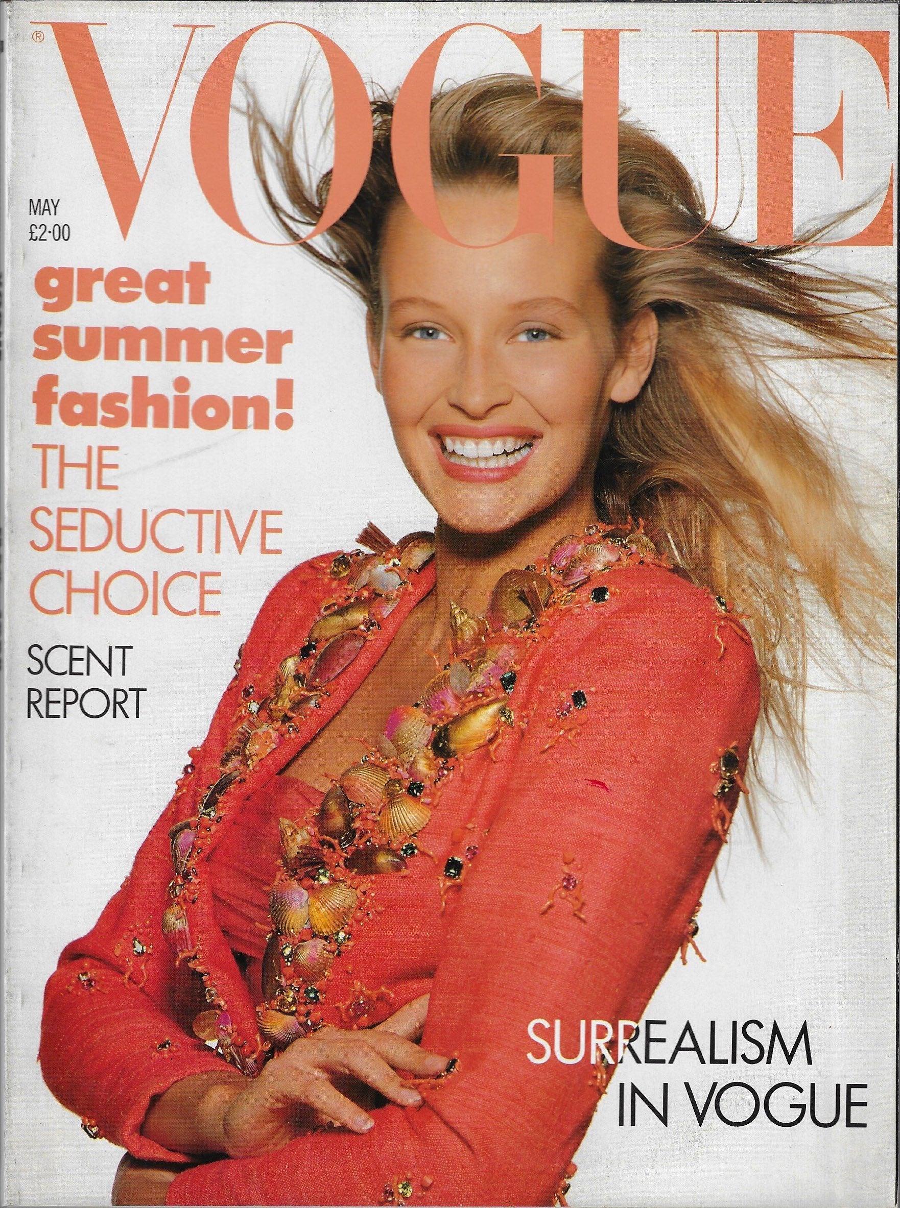 Vogue Magazine May 1988 - Estelle Lefebure