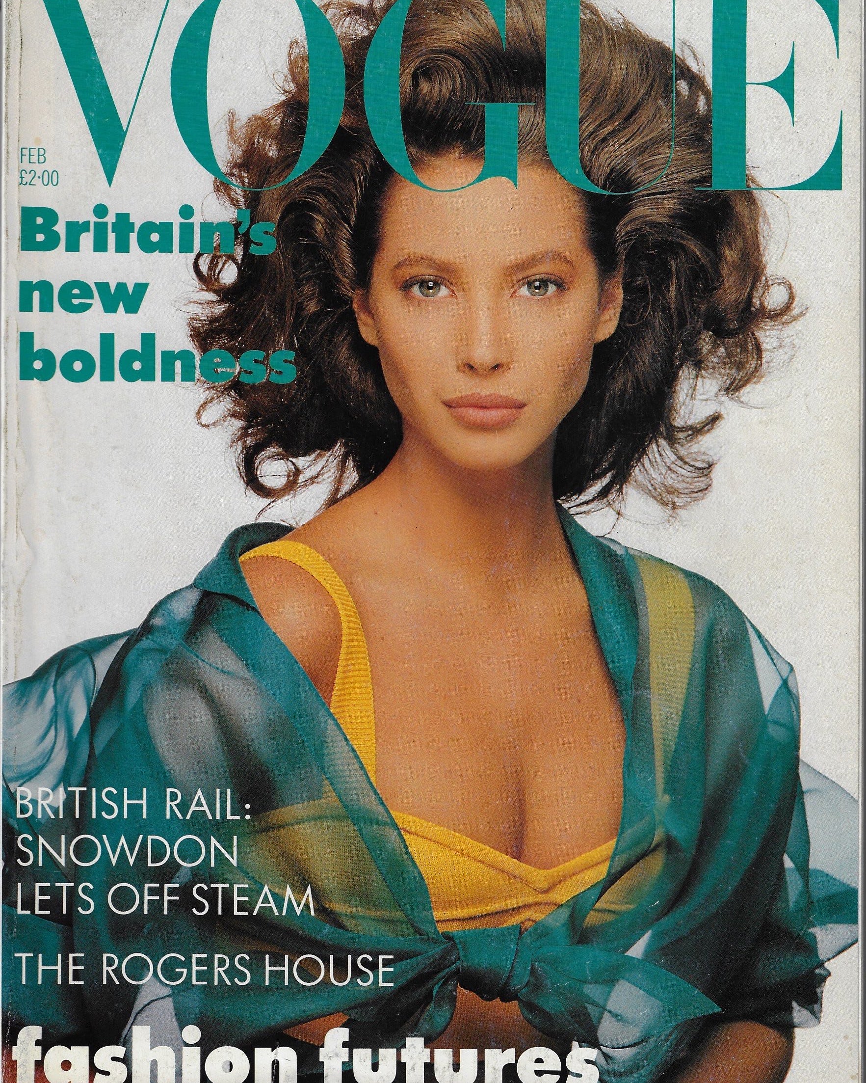 Vogue Magazine February 1988 - Christy Turlington