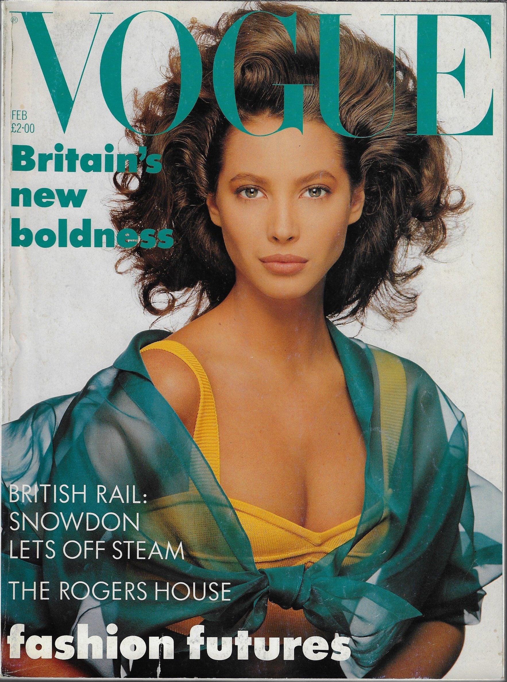 Vogue Magazine February 1988 - Christy Turlington