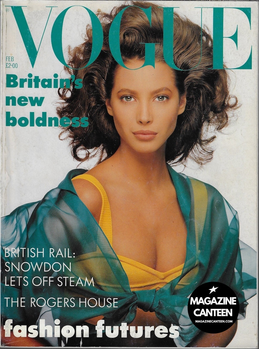 Vogue Magazine February 1988 - Christy Turlington