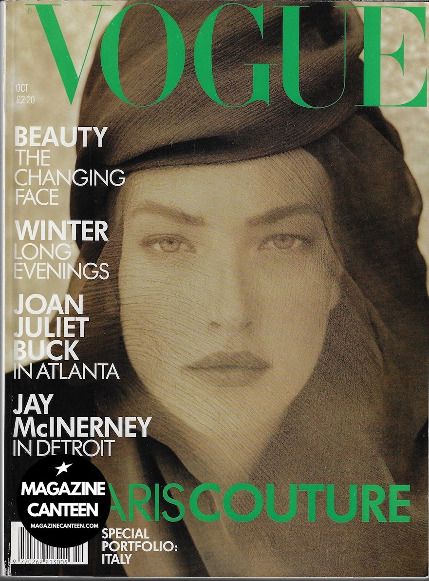 Vogue Magazine October 1988 - TATJANA PATITZ