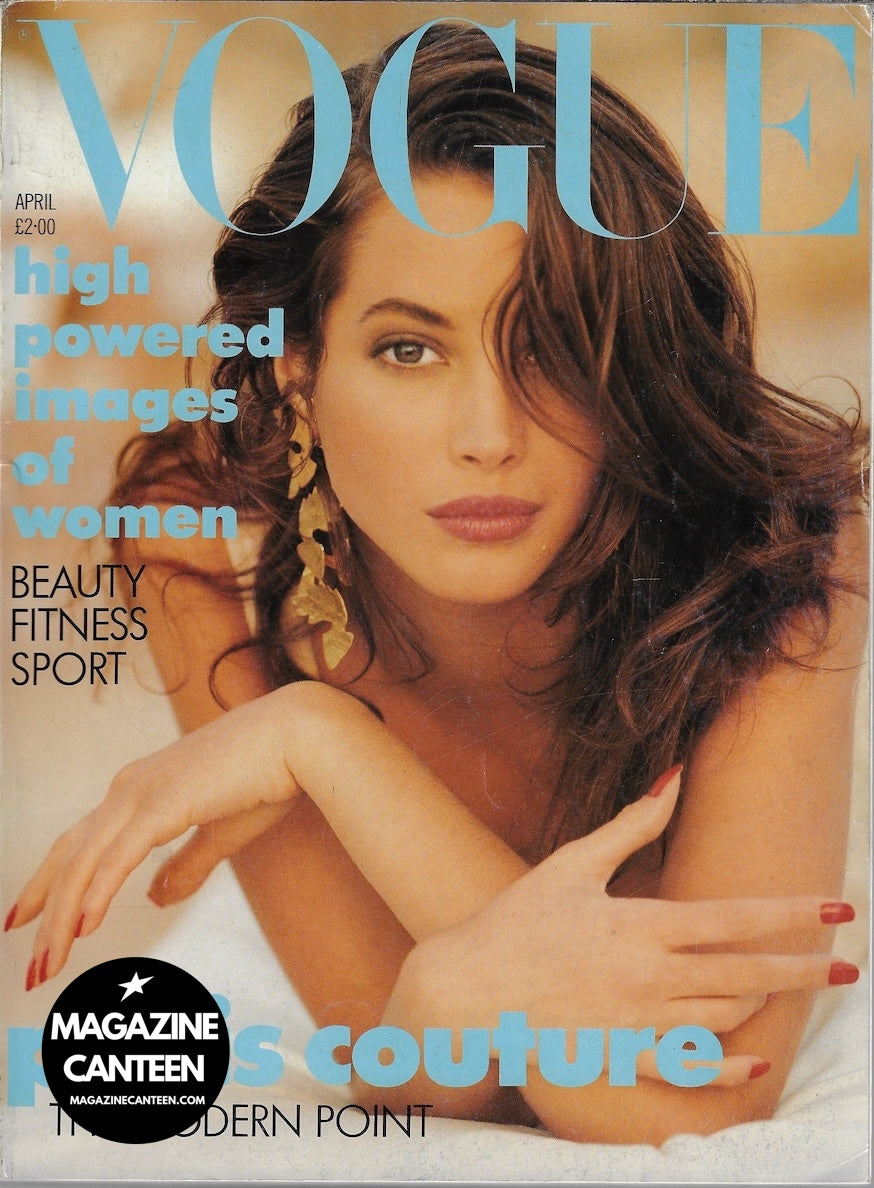 Vogue Magazine April 1988 - Christy Turlington