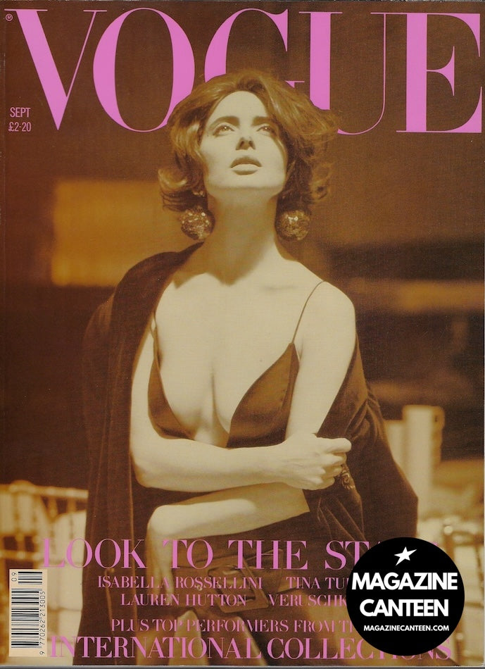 Vogue Magazine September 1989 - Isabella Rossellini