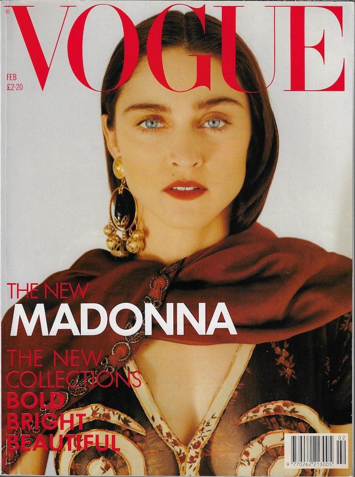 Vogue Magazine February 1989 - MADONNA Herb Ritts TATJANA PATITZ Cindy Crawford
