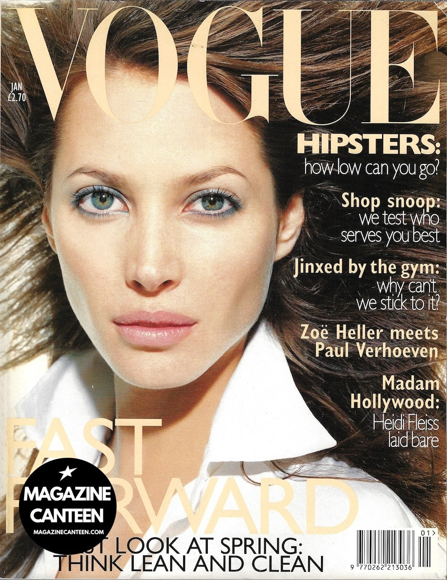 Vogue Magazine January 1996 - Christy Turlington