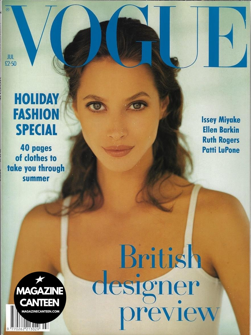 Vogue Magazine July 1993 - Christy Turlington