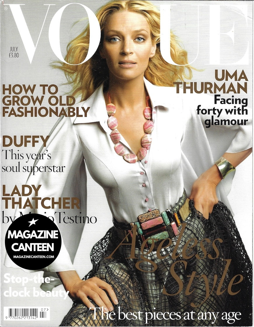 Vogue Magazine July 2008 - Uma Thurman