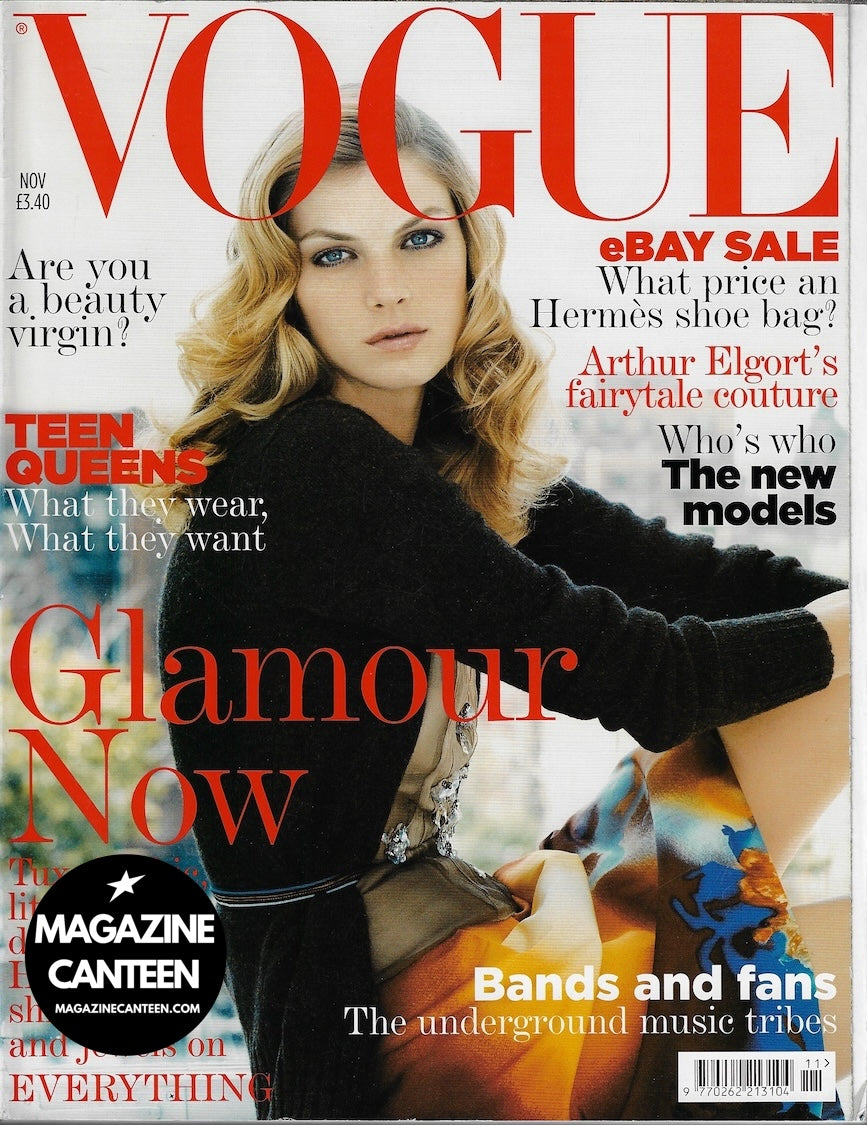 Vogue Magazine November 2004 - Angela Lindvall