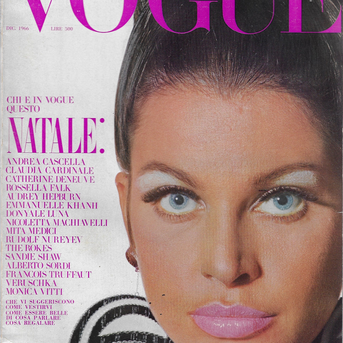 Vogue Italia Magazine 1966 Editha Dussler magazine canteen