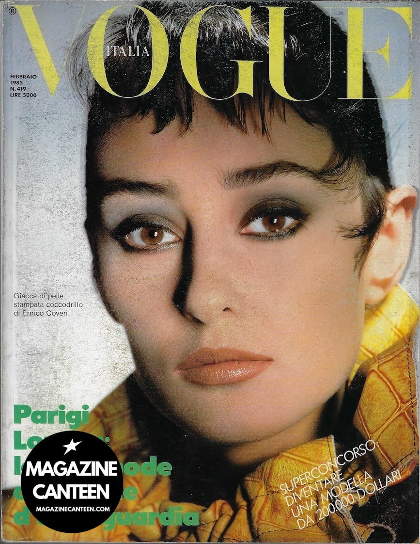 Vogue Italia Magazine 1985 - Joko Zohra BERT STERN Steven Meisel
