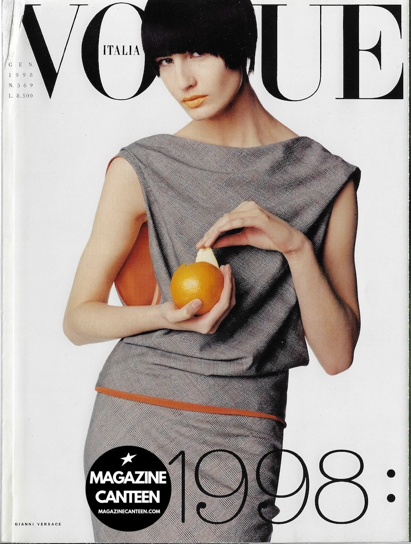 Vogue Italia Magazine 1998 - Erin O'Connor PAOLO ROVERSI Supp