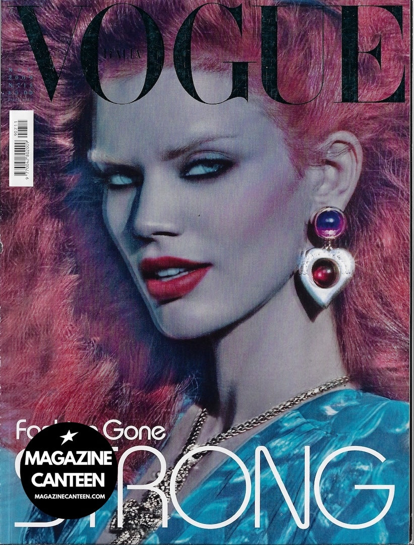 Vogue Italia Magazine 2009 - Rianne Ten Haken LARA STONE Abbey Lee
