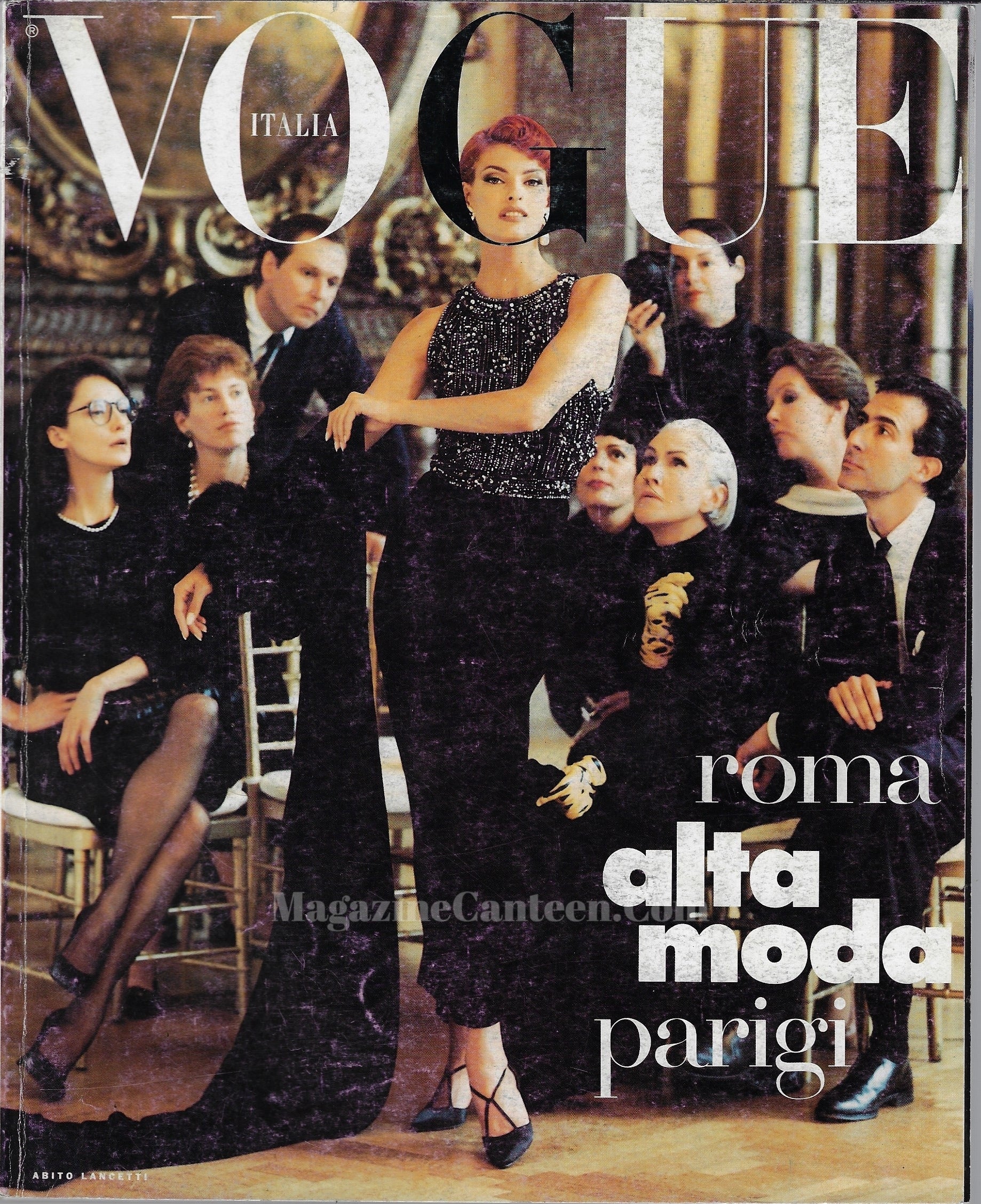 Vogue Italia Magazine 1991 - Linda Evangelista – magazine canteen