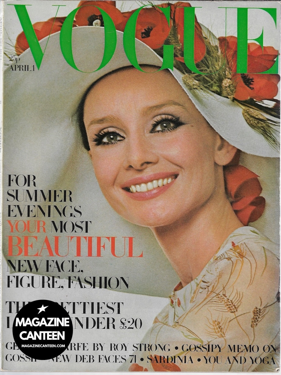 Vogue Magazine April 1971 - AUDREY HEPBURN Henry Clarke
