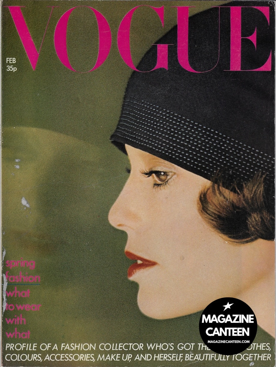 Vogue Magazine February 1974 - Norman Parkinson