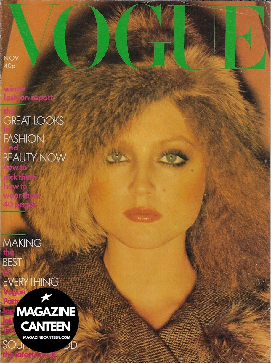 Vogue Magazine November 1974 - INGRID BOULTING David Bailey