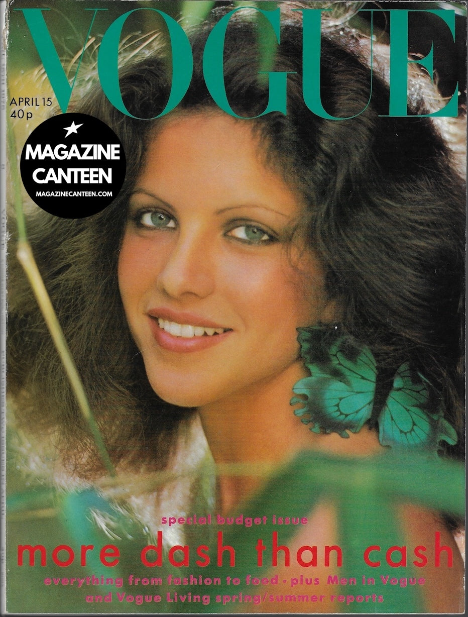 Vogue Magazine April 1975 - Clio Goldsmith