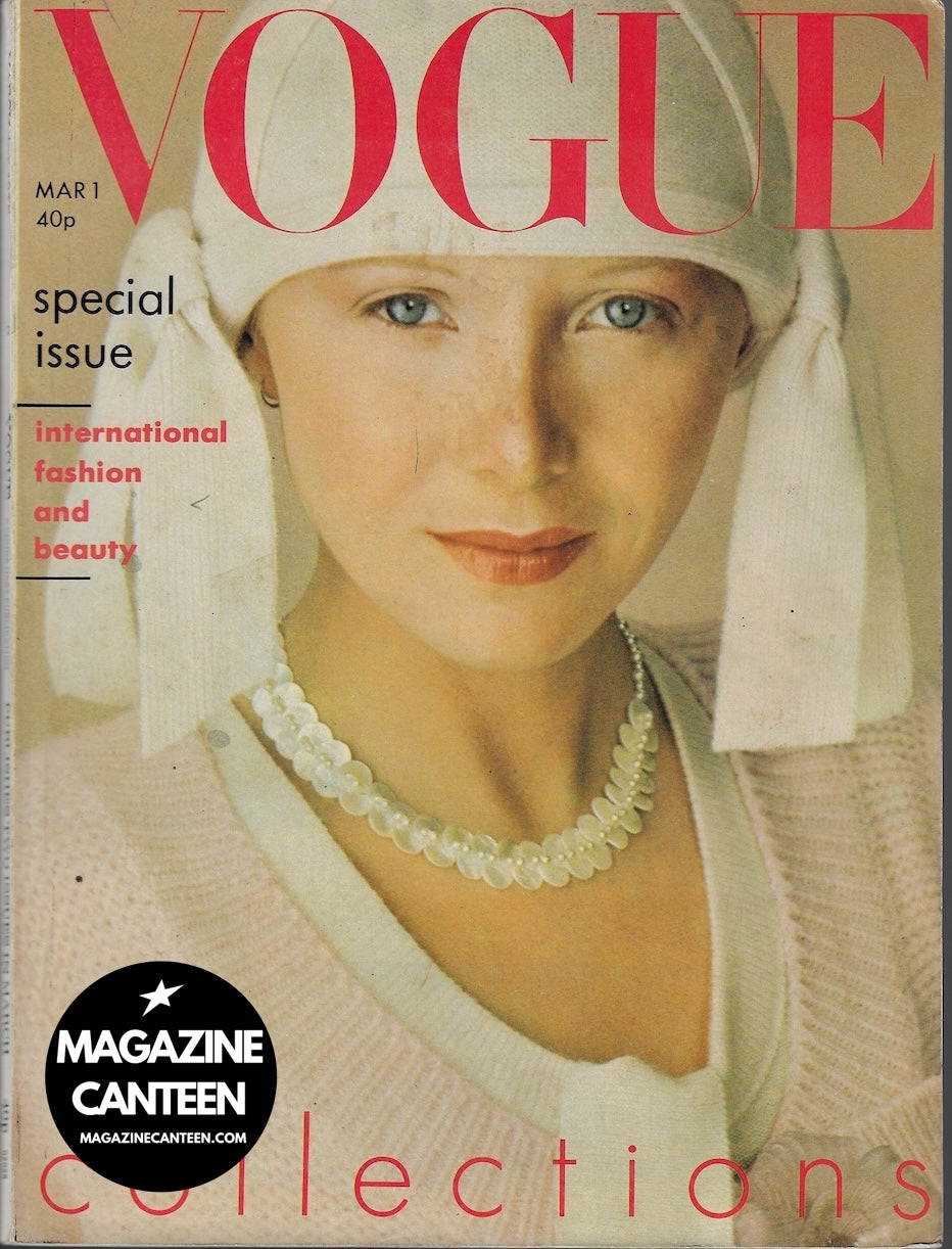 Vogue Magazine March 1975 - Aurore Clément jane birkin