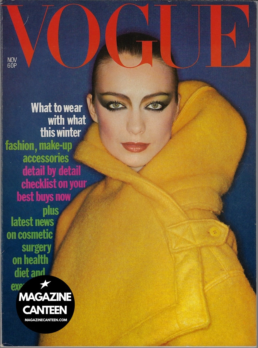 Vogue Magazine November 1976 - Vibeke Knudsen DAVID BAILEY