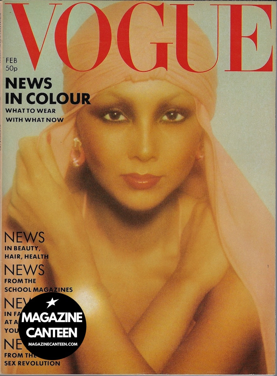 Vogue Magazine February 1976 - Marie Helvin