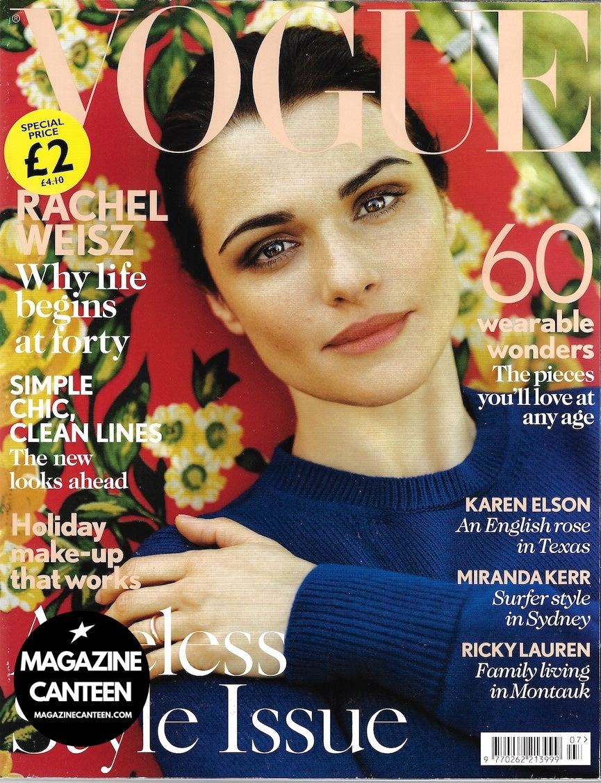 Vogue Magazine July 2012 - Rachel Weisz