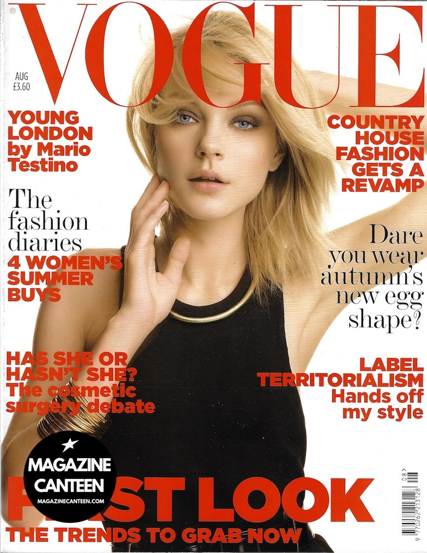 Vogue Magazine August 2006 - Jessica Stam