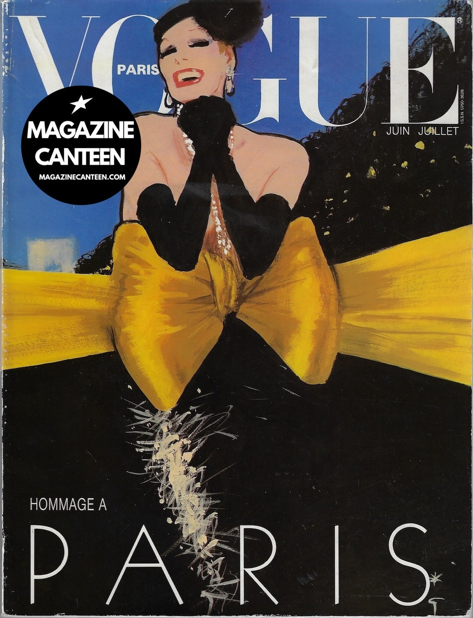 Vogue Paris Magazine 1985 - Rene Gruau