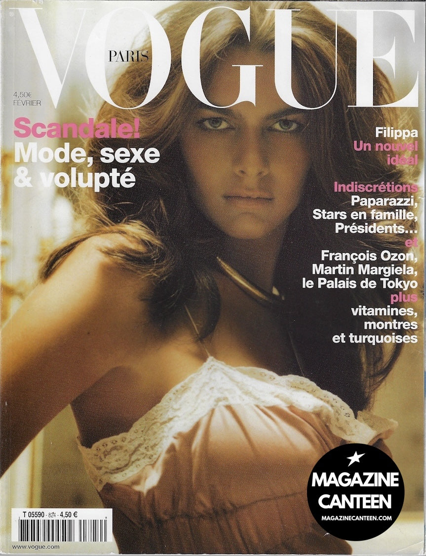 Vogue Paris Magazine 2002 - Filippa Hamilton EVA HERZIGOVA Stephanie Seymour