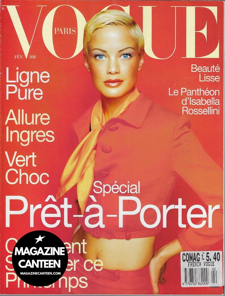Vogue Paris Magazine 1996 - Carolyn Murphy GUINEVERE VAN SEENUS Laurie Bird