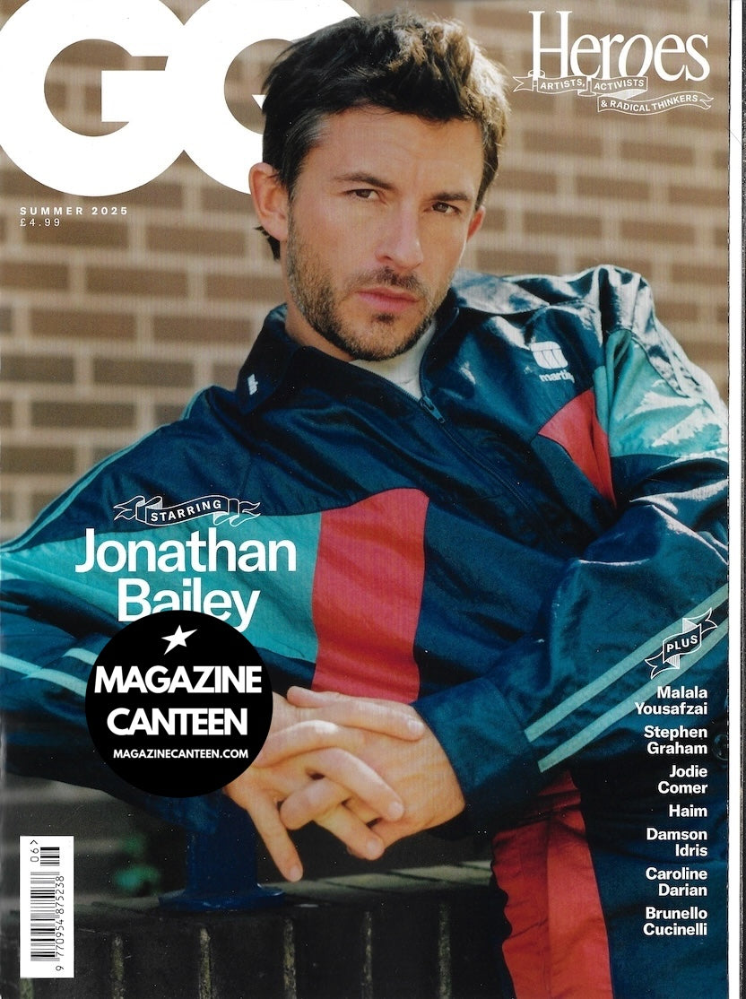GQ Magazine Summer 2025 - HEROES Issue JONATHAN BAILEY esquire