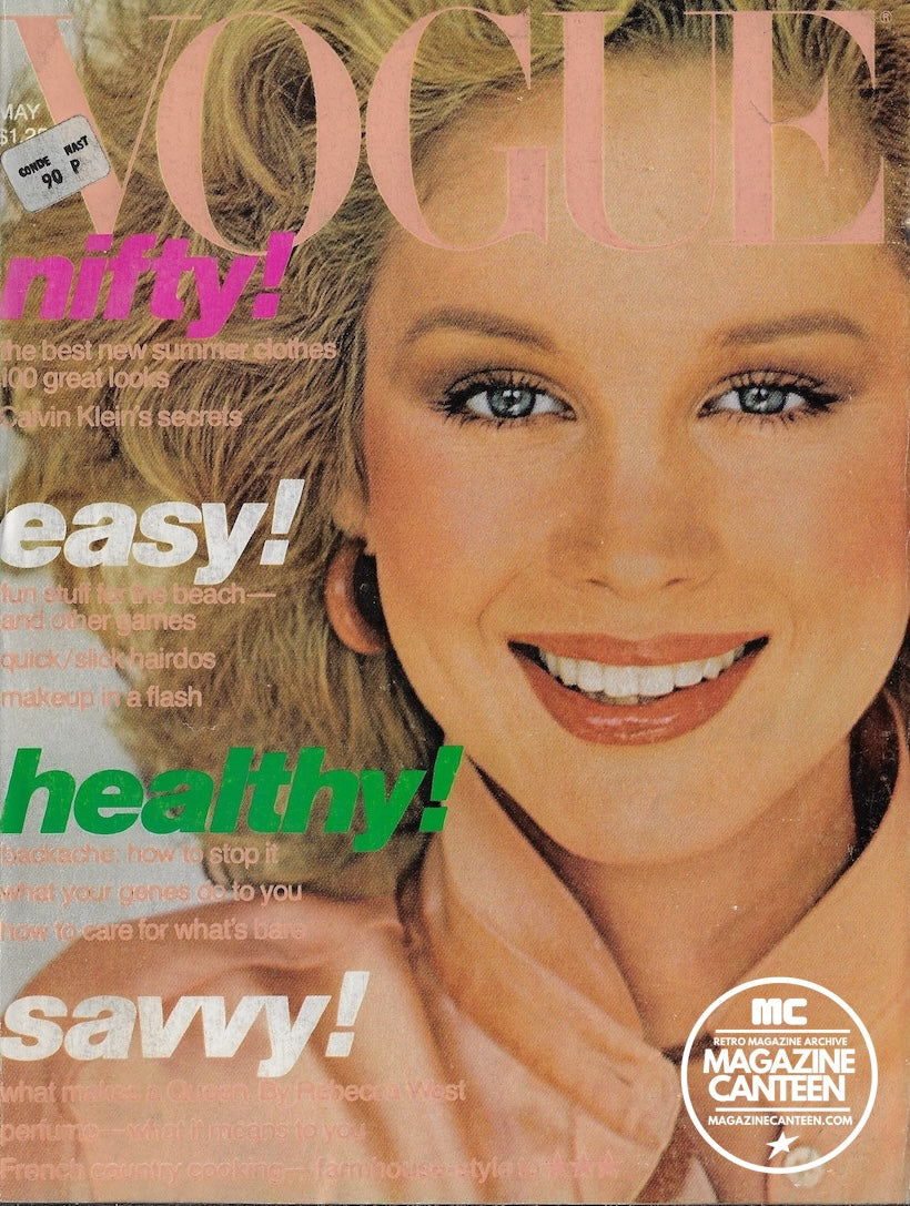 Vogue USA Magazine May 1977 - Rosie Vela HELMUT NEWTON Renee Russo
