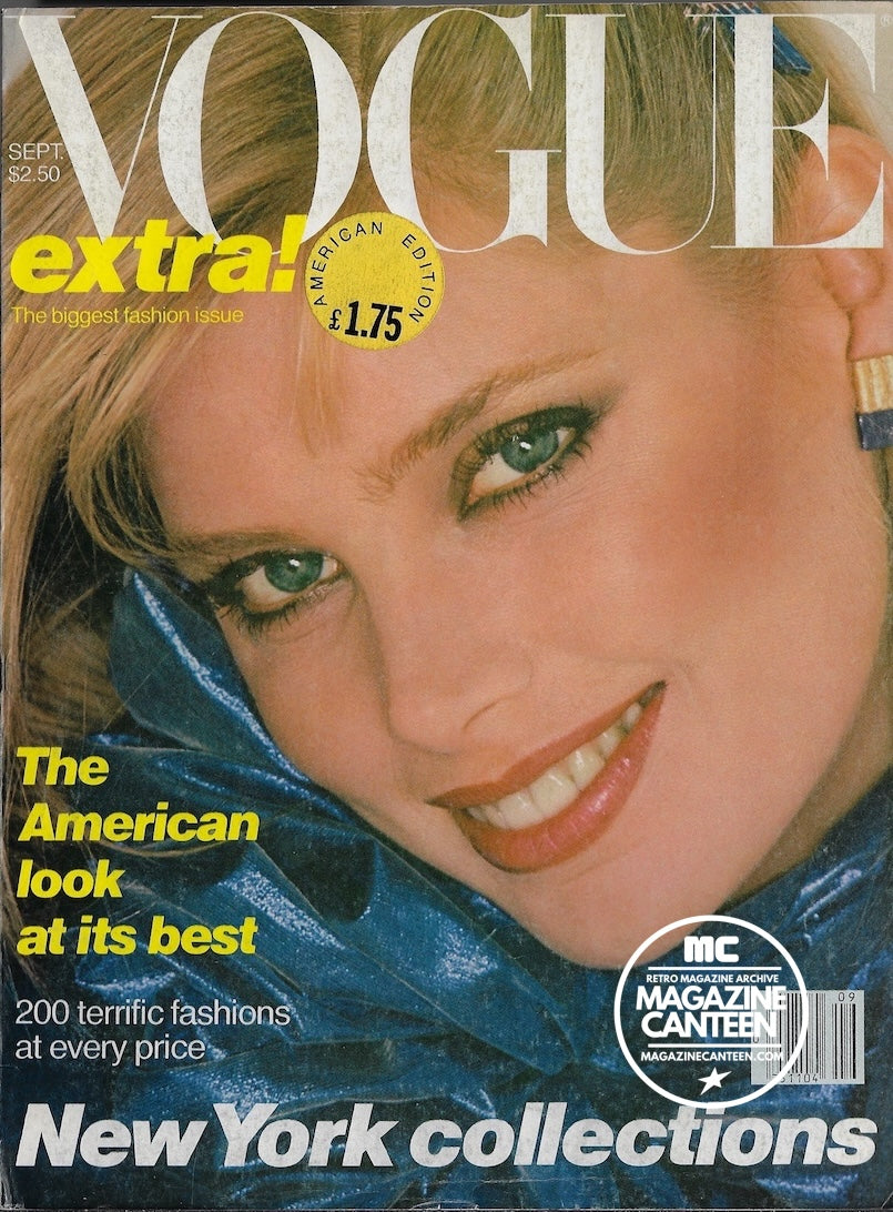 Vogue USA Magazine September 1979 - Kelly Emberg GIA CARANGI