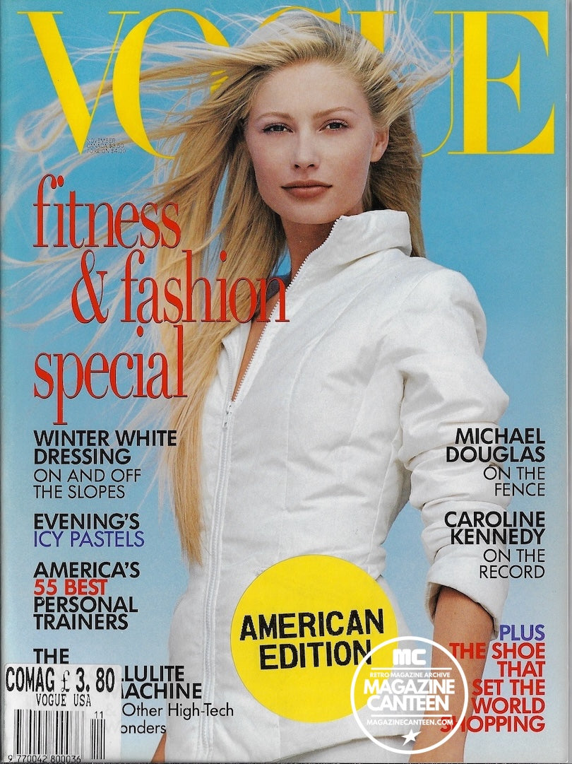Vogue USA Magazine November 1995 - KIRSTY HUME Kristen McMenemy