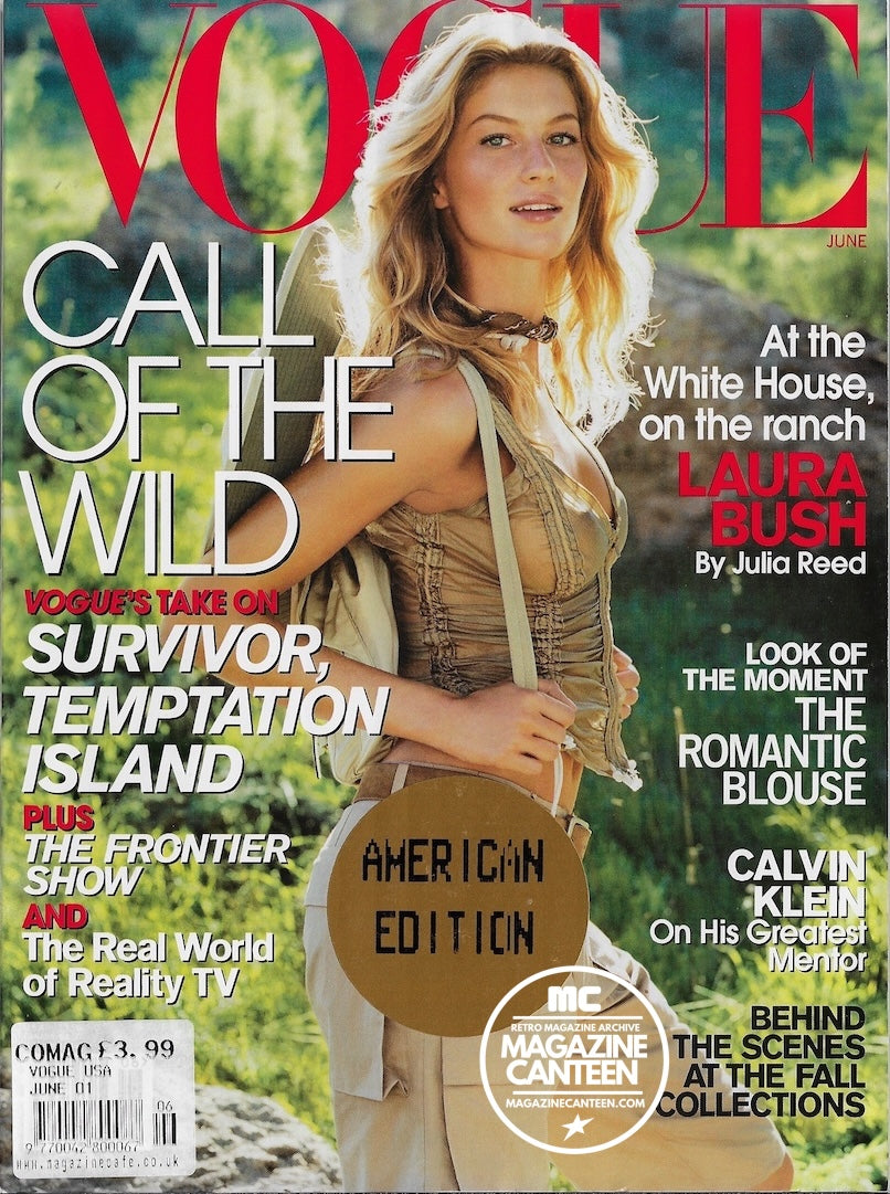 Vogue USA Magazine June 2001 - Gisele Bundchen