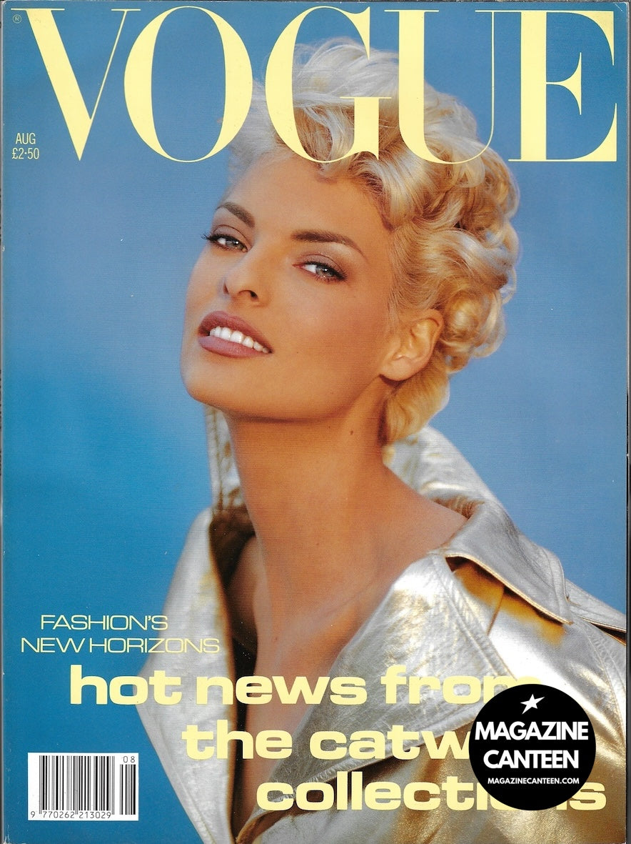 Vogue Magazine August 1991 - Linda Evangelista