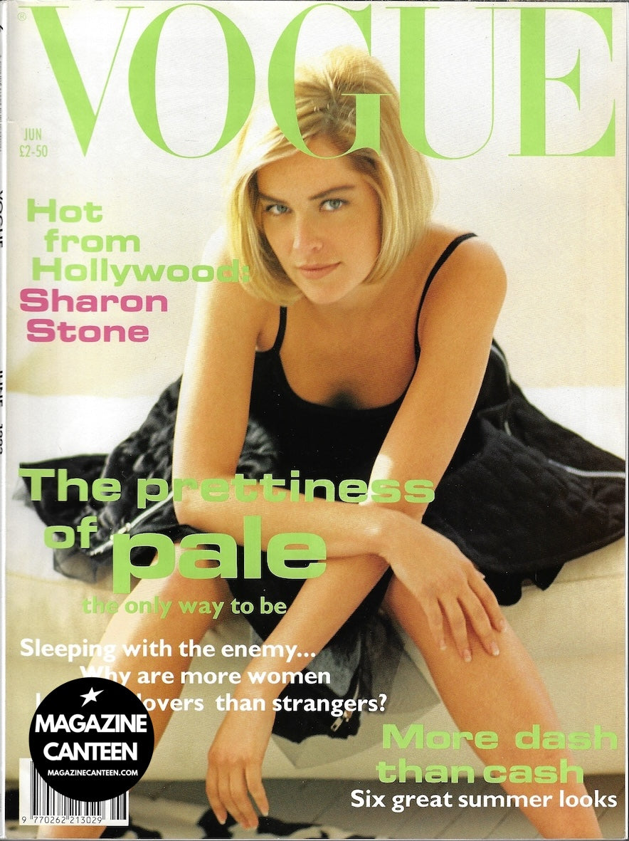 Vogue Magazine June 1992 - SHARON STONE