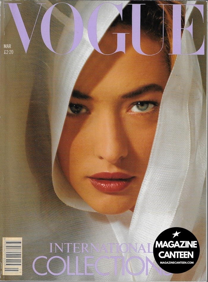 Vogue Magazine March 1989 - Tatjana Patitz