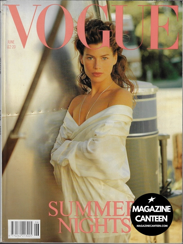 Vogue Magazine June 1989 - Carre Otis