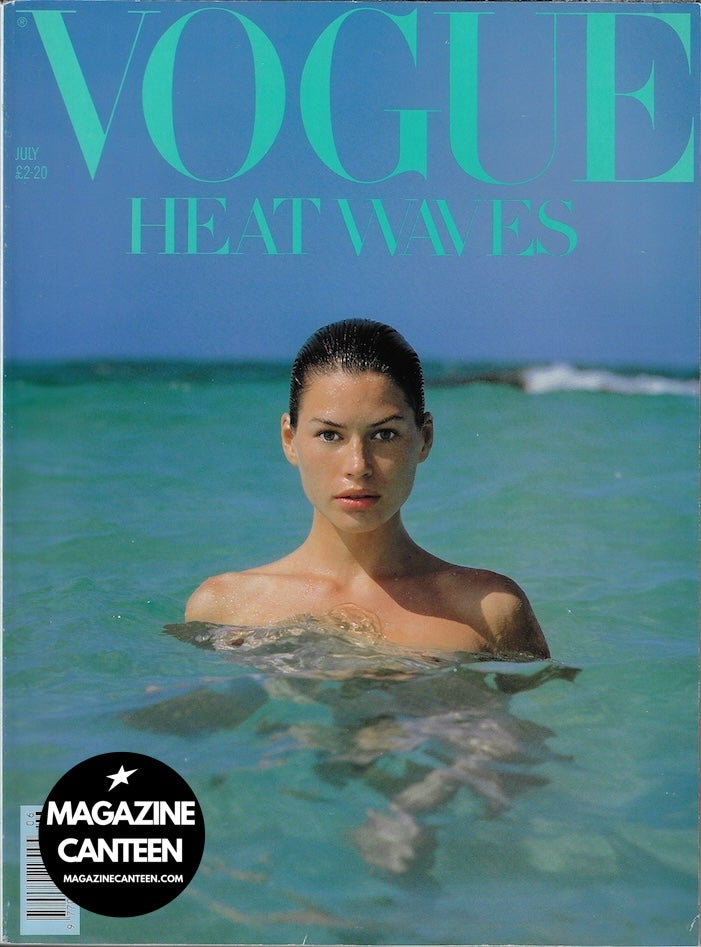 Vogue Magazine July 1989 - Carre Otis