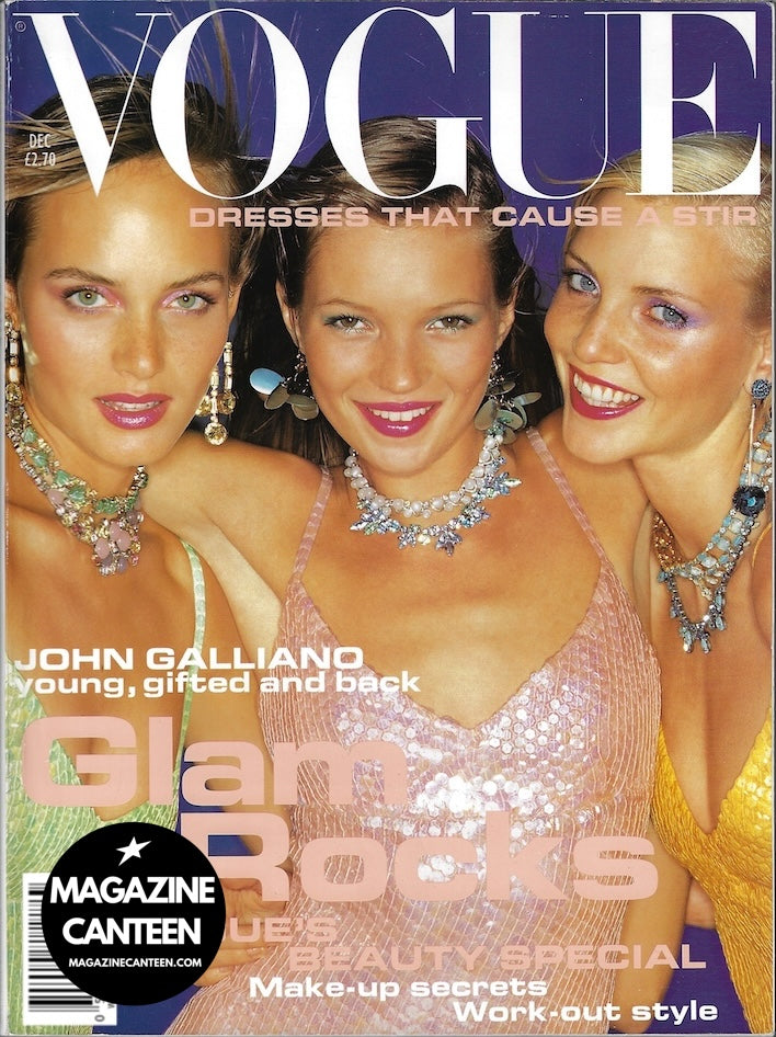 Vogue Magazine December 1994 - KATE MOSS