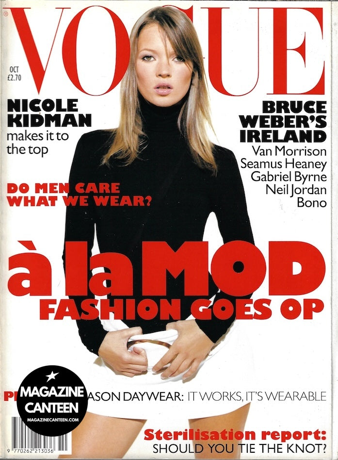 Vogue Magazine October 1995 - KATE MOSS Bruce Weber