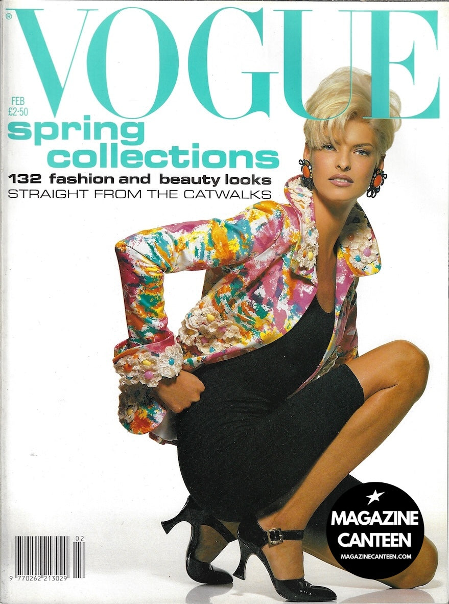 Vogue Magazine February 1991 - Linda Evangelista