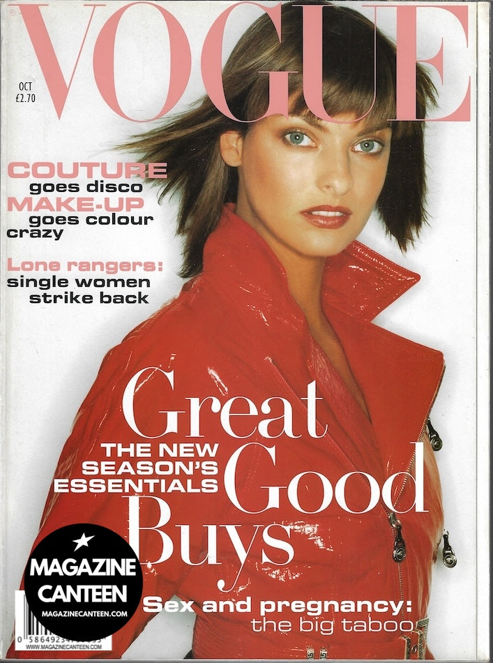 Vogue Magazine October 1994 - Linda Evangelista STEPHANIE SEYMOUR