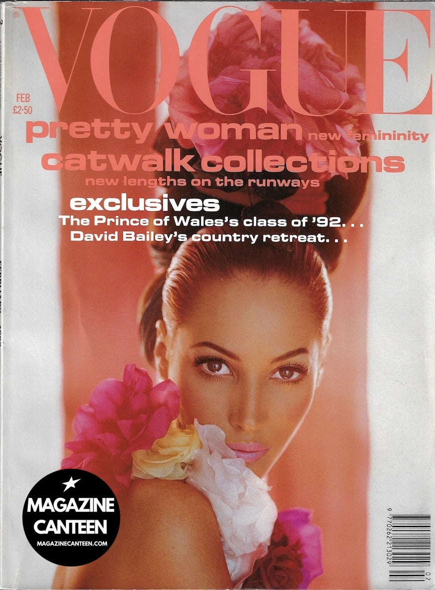 Vogue Magazine February 1992 - Christy Turlington