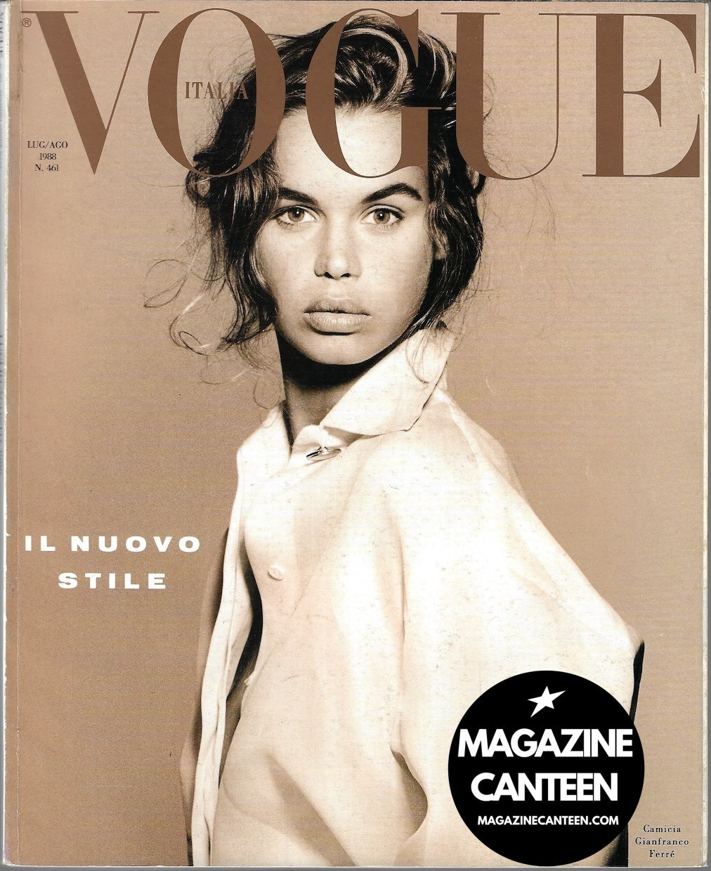 Vogue Italia Magazine 1988 - Robyn Mackintosh FRANCA SOZZANI 1st