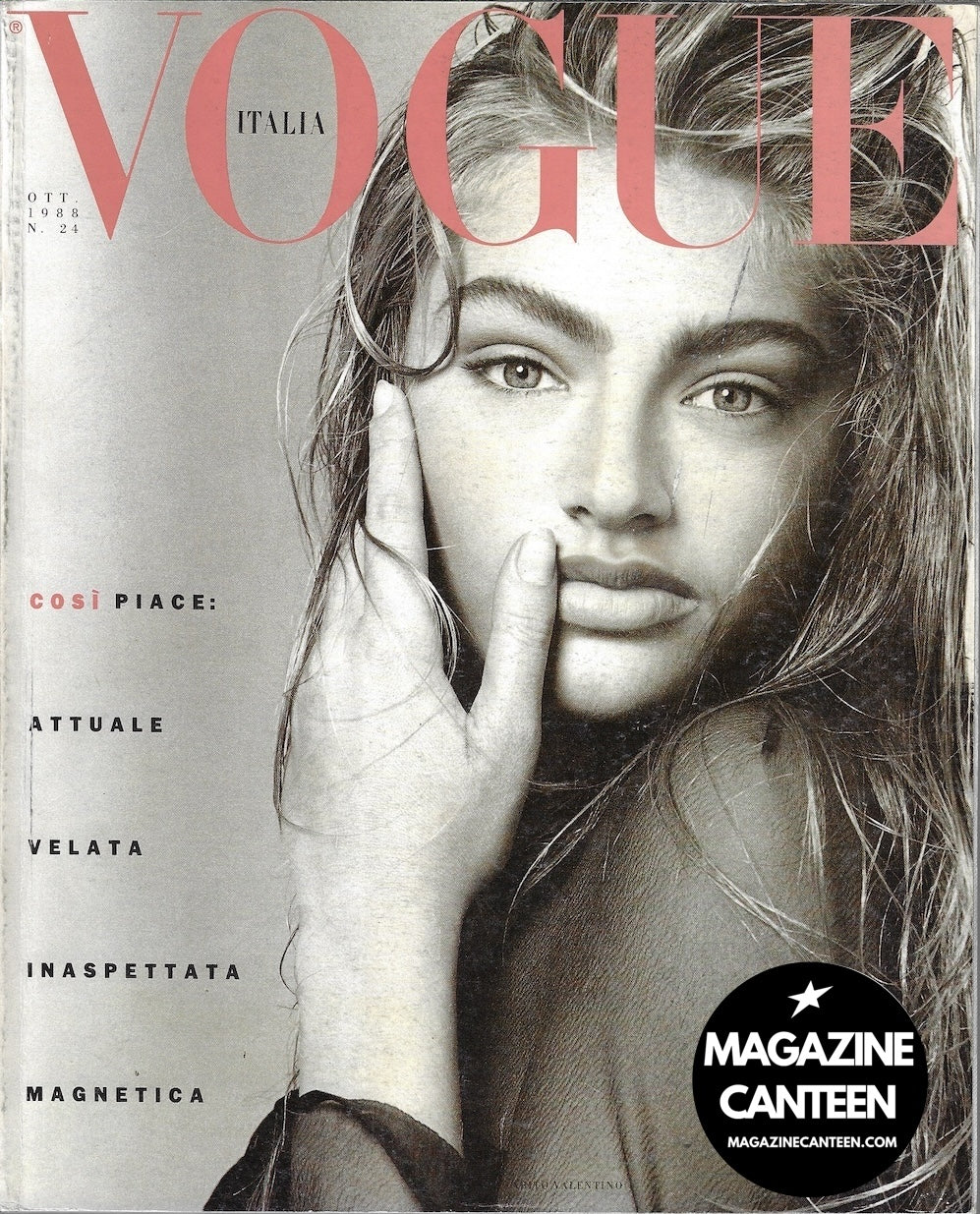 Vogue Italia Magazine 1988 - Michaela Bercu LINDA EVANGELISTA Lindbergh